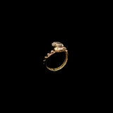 TWIN SNAKE RING