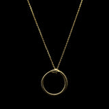 ADJUSTABLE ROLO CHAIN 14K