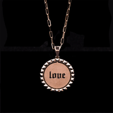 LOVE | ETERNAL COIN FLIP PENDANT