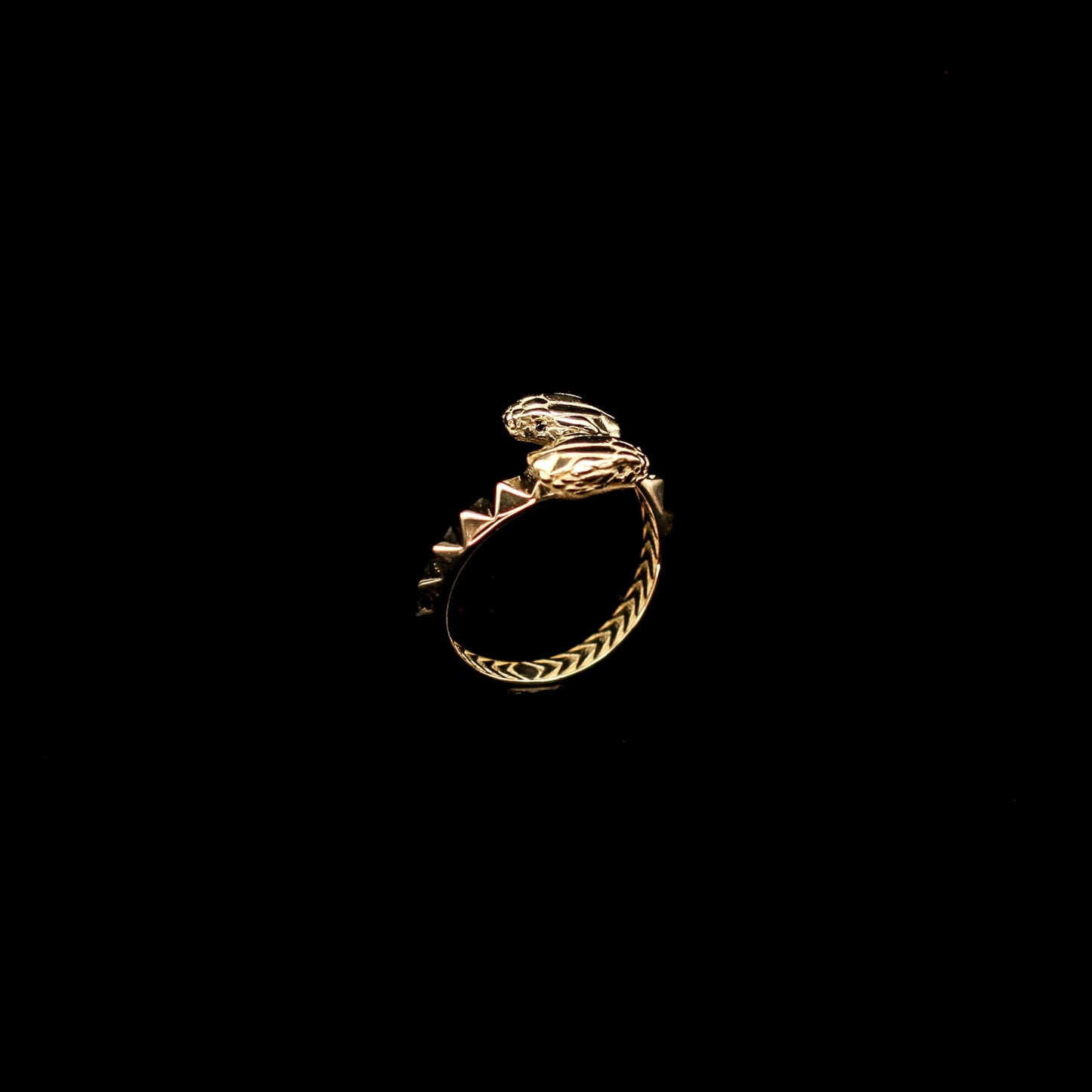 Twin Snake Ring