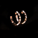STUDDED HOOPS