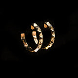 STUDDED HOOPS