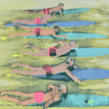 Cinco Surfers Yellow Silkscreen - Original