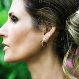STUDDED HOOPS