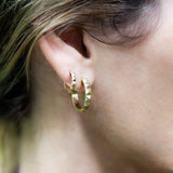 STUDDED HOOPS