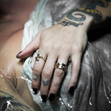 TWIN SNAKE RING