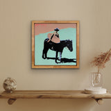 Surf Cowboy Turquoise Silkscreen - Original