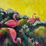 Roaming Flamingos - Orignal