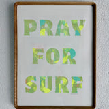 Pray For Surf "Puffer" Monoprint - Original