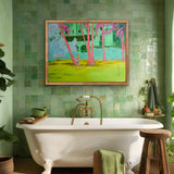 Pink Palms - Original