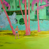 Pink Palms - Original